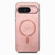Google Pixel 11 Retro Magsafe Magnetic PU Back Cover Phone Case - Pink