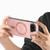 Google Pixel 11 Retro Magsafe Magnetic PU Back Cover Phone Case - Pink