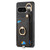 Google Pixel 11 Retro Skin-feel Ring Card Bag Phone Case with Hang Loop - Black