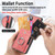 Google Pixel 11 Retro Skin-feel Ring Card Wallet Phone Case - Pink