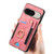 Google Pixel 11 Retro Skin-feel Ring Multi-card Wallet Phone Case - Pink