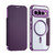 Google Pixel 11 Shield MagSafe RFID Anti-theft Leather Phone Case - Purple