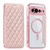 Google Pixel 11 Shield Magsafe RFID Anti-theft Rhombus Leather Phone Case - Pink