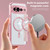 Google Pixel 11 Shield Magsafe RFID Anti-theft Rhombus Leather Phone Case - Pink