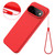 Google Pixel 11 Solid Color Liquid Silicone Dropproof Full Coverage Phone Case - Red