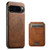Google Pixel 11 Suteni H15 Oil Eax Leather Detachable Wallet Back Phone Case - Brown