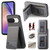 Google Pixel 11 Twill Fabric Leather Vertical Flip RFID Card Bag Phone Case - Gray