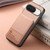 Google Pixel 11 Twill Fabric Leather Vertical Flip RFID Card Bag Phone Case - Pink
