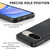 Google Pixel 11 Vintage Leather PC Back Cover Phone Case - Black