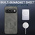 Google Pixel 11 WANLONFENG Nappa Texture Magnetic Phone Case with 2pcs Screen Films - Black