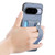 Google Pixel 11 Wristband Kickstand Card Wallet Back Cover Phone Case with Tool Knife - Blue