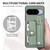 Google Pixel 11 Wristband Kickstand Card Wallet Back Cover Phone Case with Tool Knife - Green