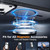 2 in 1 Set Magnetic Phone Case with Screen Tempered Film iPhone Duo - Black