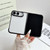 iPhone Duo 6D Electroplating PC Shockproof Phone Case - Black
