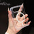 iPhone Duo Acrylic Transparent Magnetic Phone Case - White