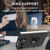iPhone Duo Armor Ring Holder Phone Case - Black