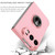 iPhone Duo Armor Ring Holder Phone Case - Pink
