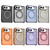 iPhone Duo Armor-style Hinge Protection Magnetic Ring Holder Phone Case - Blue