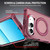 iPhone Duo Armor-style Hinge Protection Magnetic Ring Holder Phone Case - Blue