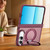 iPhone Duo Armor-style Hinge Protection Magnetic Ring Holder Phone Case - Red