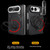 iPhone Duo CD Texture Sliding Camshield Magnetic Holder Phone Case - Black