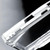 iPhone Duo Clear Spring Hinge PC Shockproof Phone Case with Front Cover - Transparent