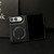 iPhone Duo Crazy Horse Texture Magnetic Magsafe PU Phone Case - Black