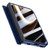 iPhone Duo Crazy Series Integrated HD Film Skin Feel Center Axis Magnetic Phone Case with Lens Holder - Black
