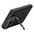 iPhone Duo Crazy Series Integrated Privacy Film Skin Feel Center Axis Magnetic Phone Case with Lens Holder - Black