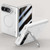iPhone Duo Crazy Series Integrated Privacy Film Skin Feel Center Axis Magnetic Phone Case with Lens Holder - Silver