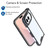 iPhone Duo Crystal Acrylic Flat Phone Case - Black