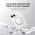 iPhone Duo Crystal Clear Magnetic Phone Case with 360 Rotation Holder - Black
