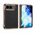 iPhone Duo Electroplated 3D Embossed Magnetic Integrated Film Phone Case - Black