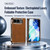 iPhone Duo Electroplated 3D Embossed Magnetic Integrated Film Phone Case - Black