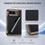 iPhone Duo Electroplated Stylus Pen Holder Integrated Film Phone Case - Black