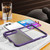 iPhone Duo Fan Dun Series TPU Hybrid PC Frosted Phone Case - Purple