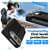 iPhone Duo Film Integrated Lens Frame Bracket Phone Case with Wristband / Pen - Black