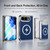 iPhone Duo Flash Magnetic Integrated Film Phone Case - Blue