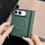 iPhone Duo Folding Shaft Magnetic Litchi Texture Leather Phone Case - Orange
