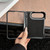 iPhone Duo Folding Shaft Magnetic Litchi Texture Leather Phone Case - Orange