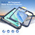 iPhone Duo Full Cover HD Integrated Magnetic Hinge Folding Phone Case - Blue