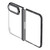 iPhone Duo Icebreaking Series Integrated HD Film Electroplated Crystal Clear Center Axis Phone Case with Lens Holder - Black