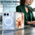 iPhone Duo imak Ice Crystal Series Micro Airbag Shockproof Magnetic Phone Case - Transparent