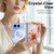 iPhone Duo imak Ice Crystal Series Micro Airbag Shockproof Magnetic Phone Case - Transparent