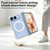 iPhone Duo imak Ice Crystal Series Micro Airbag Shockproof Magnetic Phone Case - Transparent