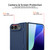 iPhone Duo Integrated Flip Cover Holder Spray-Coated Finish Phone Case - Silver