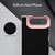 iPhone Duo Integrated Flip Cover Holder Spray-Coated Finish Phone Case - Silver