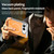 iPhone Duo Integrated Glass Scratch Resistant Magnetic Phone Case - Orange