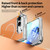 iPhone Duo Integrated Glass Scratch Resistant Magnetic Phone Case - Orange