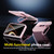iPhone Duo Integrated Skin Feel Lens Folding Holder Pen Slot Shockproof Phone Case with Pen - Pink
